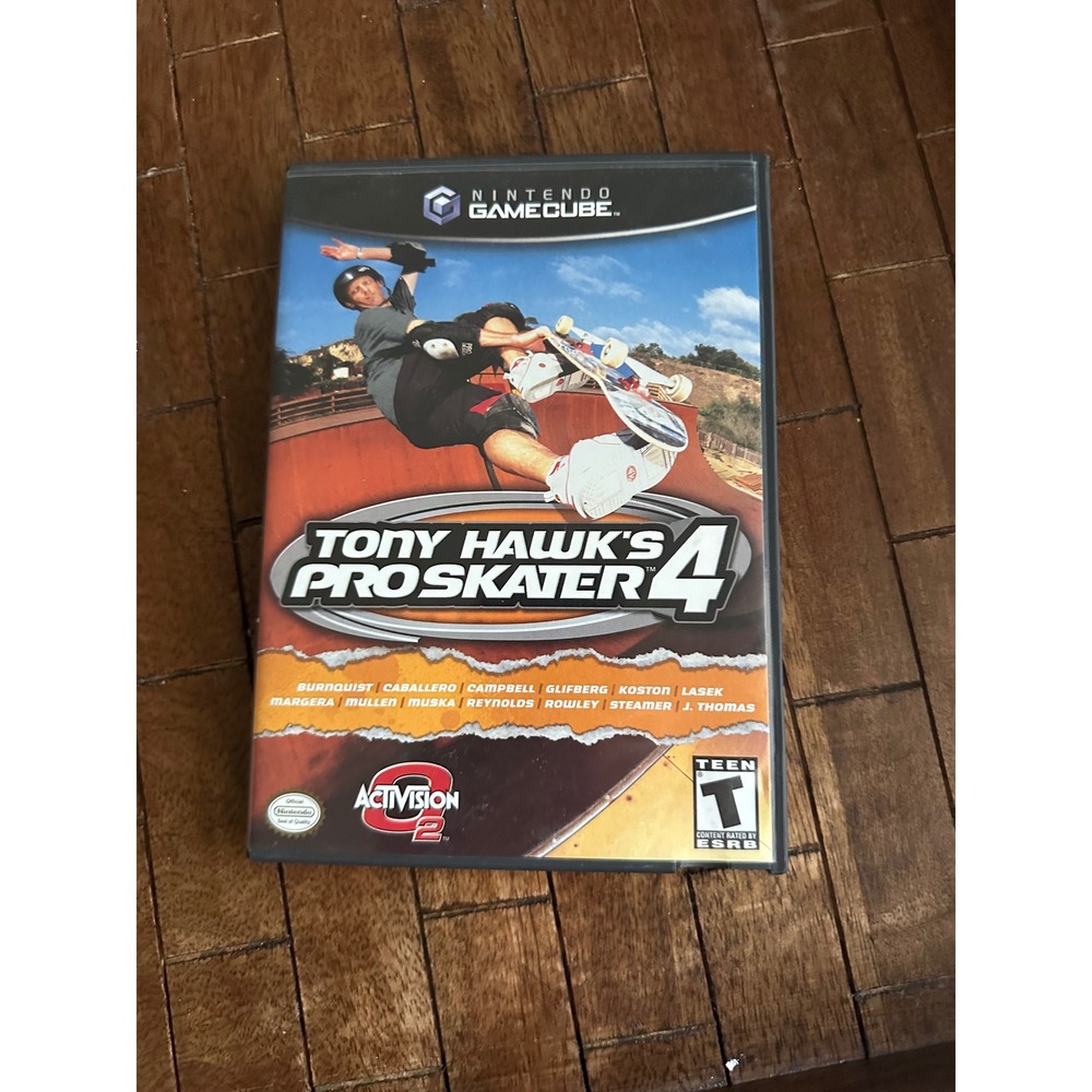 Tony Hawk's Pro Skater 4 Nintendo GameCube‎ GC Activision 2002 Retro Video Game